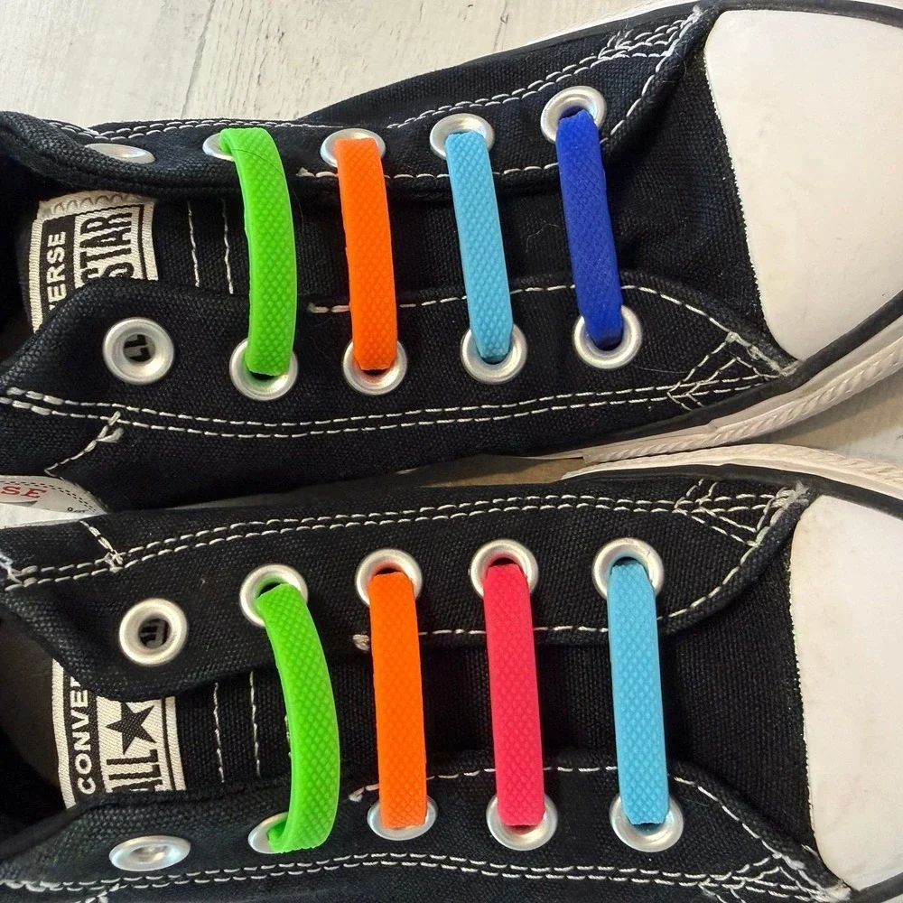Converse kids black and white‎ sneakers kids size 13
